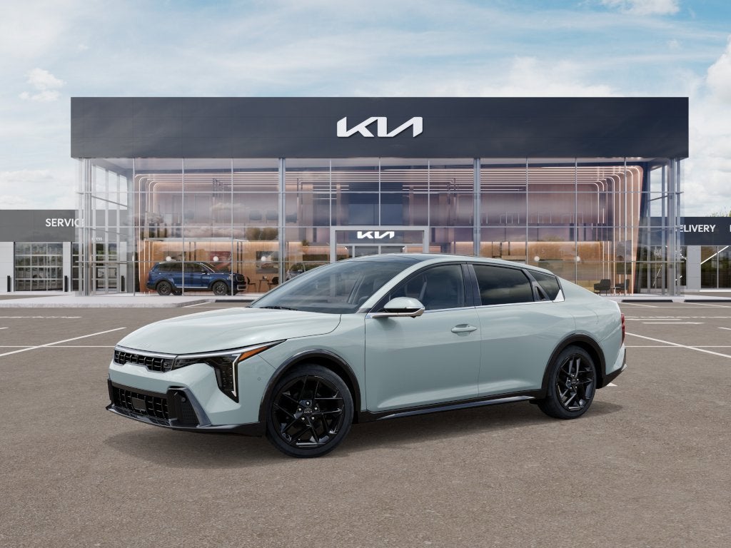 2025 Kia K4 — rear three-quarter view